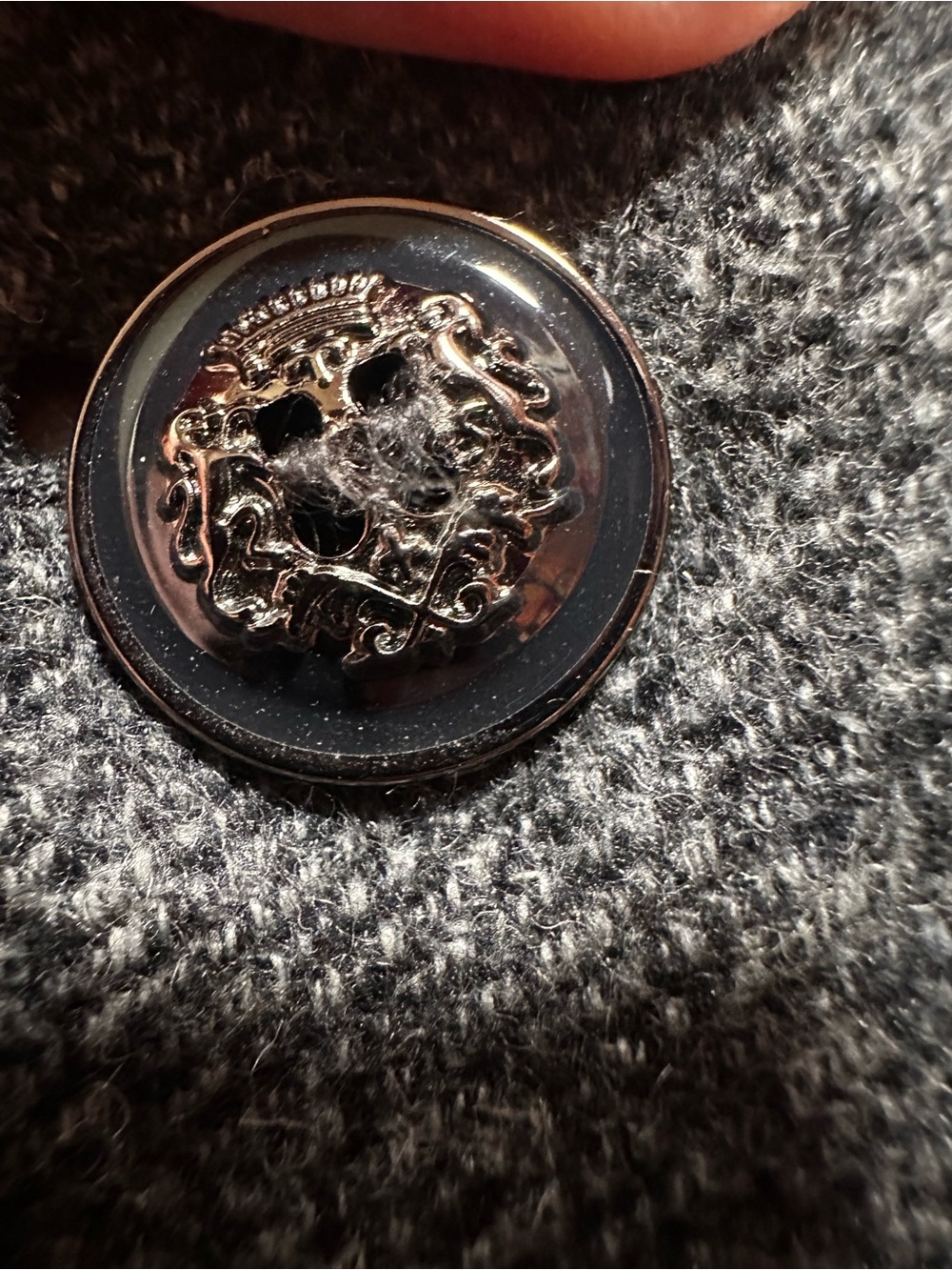 Jingpinfushi • Men’s Charcoal Grey Long Wool Blend Peacoat - Picture 4 of 16
